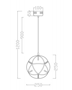 Подвесная люстра Freya FR5099PL-L6CH-foto2