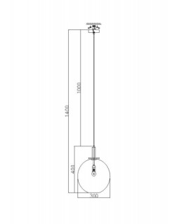 Подвесной светильник Freya FR4007PL-01BT-foto7