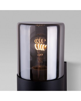 Светильник настенный Elektrostandard Roil (35125/D) чёрный/дымчатый плафон-foto3