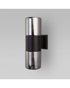 Светильник настенный Elektrostandard Roil (35125/D) чёрный/дымчатый плафон-foto5