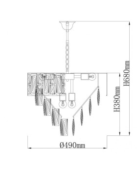 Подвесная люстра DeMarkt 111014108-foto11