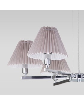 Подвесная люстра Eurosvet 60136/6 хром/серый-foto2