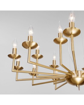 Подвесная люстра Eurosvet 60150/18 латунь-foto3