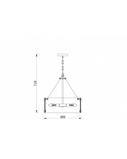 Подвесная люстра Freya FR5190PL-06BS-foto2