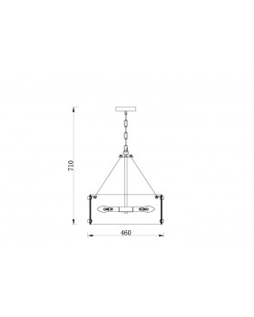 Подвесная люстра Freya FR5190PL-06BS-foto2