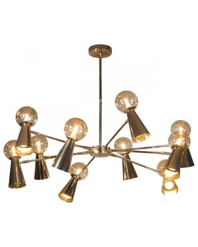 Люстра на штанге LOFT IT 10046/10 Gold-foto3