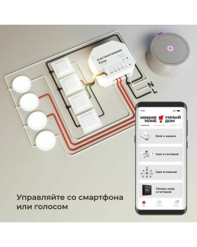 Wi-Fi реле Elektrostandard 76005/00 реле Умный дом-foto6