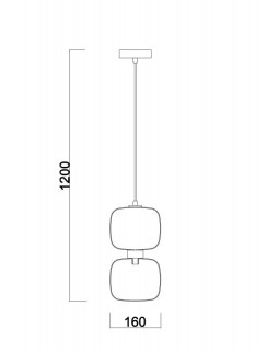 Подвесной светильник Freya FR5215PL-01CH-foto5