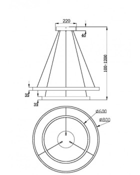 Подвесной светильник Maytoni MOD058PL-L74B3K-foto4