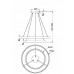 Подвесной светильник Maytoni MOD058PL-L74B3K