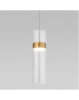Подвесной светильник Eurosvet 50244/1 LED латунь/прозрачный-foto2