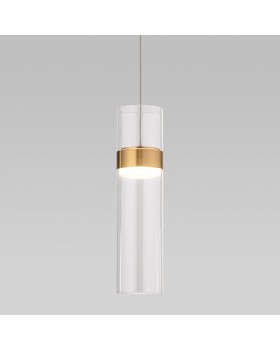 Подвесной светильник Eurosvet 50244/1 LED латунь/прозрачный-foto2