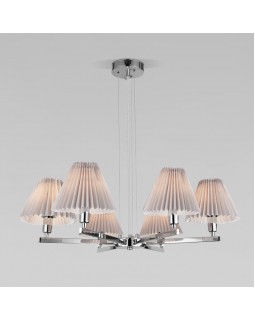 Подвесная люстра Eurosvet 60136/6 хром/серый-foto4