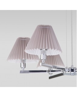 Подвесная люстра Eurosvet 60136/6 хром/серый-foto6