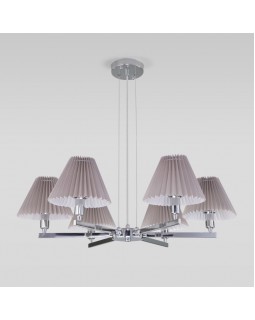 Подвесная люстра Eurosvet 60136/6 хром/серый-foto7