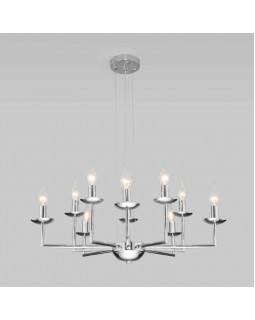 Подвесная люстра Eurosvet 60150/10 хром-foto4