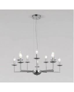 Подвесная люстра Eurosvet 60150/10 хром-foto5