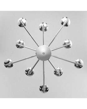 Подвесная люстра Eurosvet 60150/10 хром-foto6