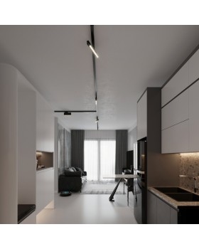 Светильник на шине Elektrostandard Garda Черный 20W 4200K (85025/01) трехфазный-foto5