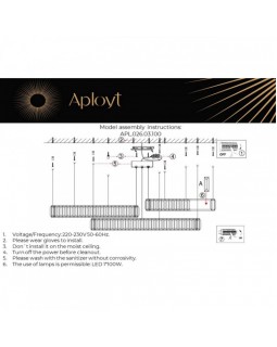 Подвесная люстра APLOYT APL.026.03.100-foto16