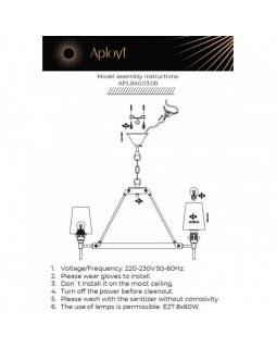 Подвесная люстра APLOYT APL.840.03.08-foto16