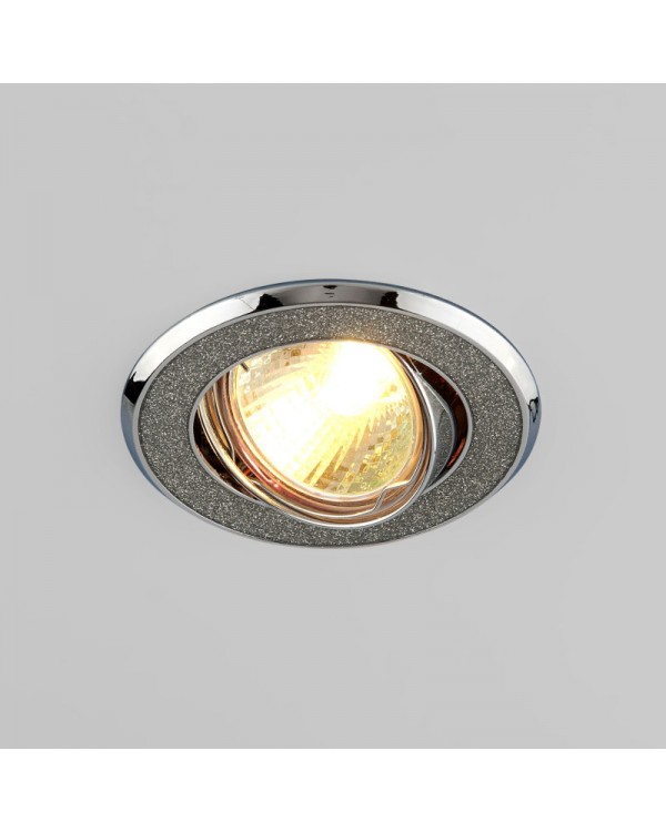 Встраиваемый светильник Elektrostandard 611 MR16 SL серебряный блеск/хром