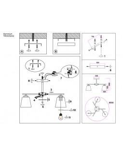 Накладной светильник Ambrella Light TR303202-foto3