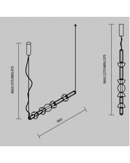 Подвесной светильник Maytoni MOD210PL-L39BS3K-foto8