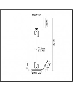 Торшер Odeon Light 5410/1FA-foto2