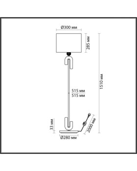 Торшер Odeon Light 5410/1FA-foto2