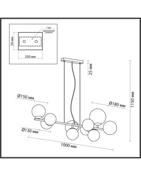 Подвесная люстра LUMION 6508/10-foto2