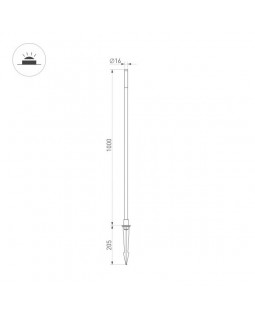 Грунтовый светильник Arlight 034163-foto2