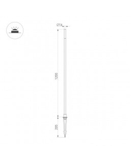 Грунтовый светильник Arlight 034164-foto2