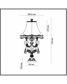 Настольная лампа Odeon Light 2431/1T-foto2