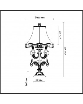 Настольная лампа Odeon Light 2431/1T-foto2