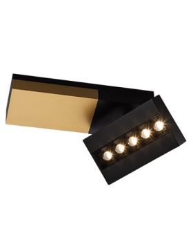 Бра ITALLINE FOCUS COLD black/gold/bl-foto3