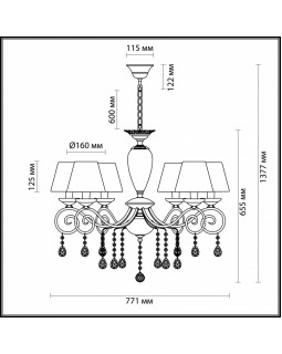 Подвесная люстра Odeon Light 3924/6-foto4