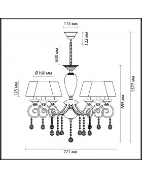Подвесная люстра Odeon Light 3924/6-foto4