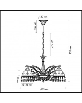 Подвесная люстра LUMION 2989/5-foto3