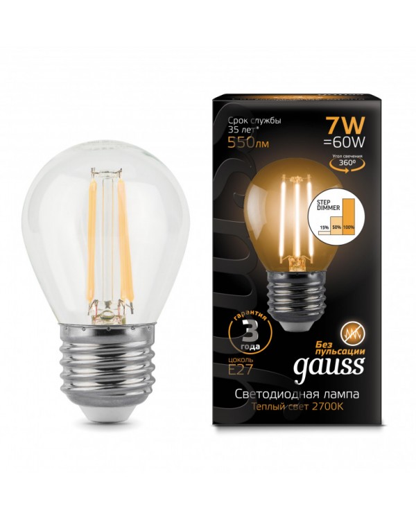 Светодиодная лампа Gauss 105802107-S