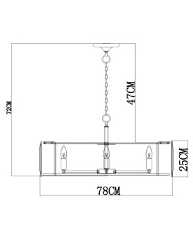 Подвесная люстра Divinare 1100/02 SP-8-foto3