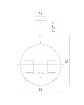 Подвесная люстра Divinare 1159/01 LM-4-foto6
