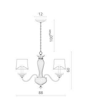 Подвесная люстра Divinare 1175/01 LM-8-foto3