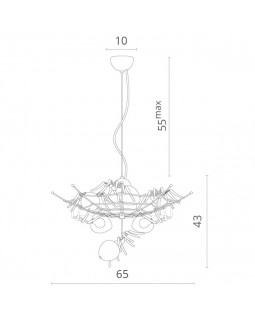 Подвесная люстра Divinare 1308/02 SP-6-foto4