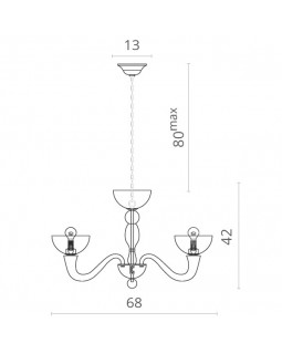 Подвесная люстра Divinare 7091/04 LM-5-foto4