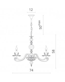 Подвесная люстра Divinare 8820/09 LM-6-foto6