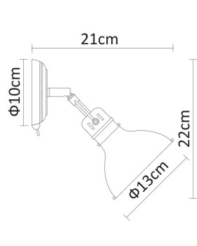 Бра ARTE Lamp A1102AP-1AB-foto4