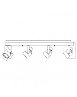 Спот ARTE Lamp A1310PL-4BK-foto5