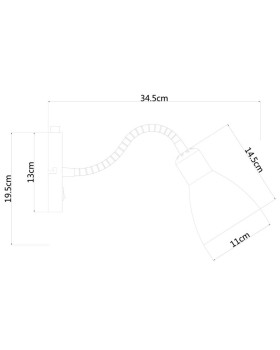 Бра ARTE Lamp A1408AP-1BK-foto4