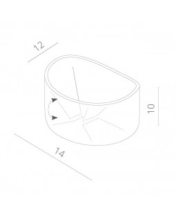 Светильник настенный ARTE Lamp A1415AL-1GY-foto3